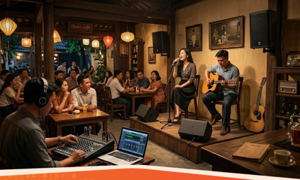 Kinh doanh cafe Acoustic (hát cho nhau nghe): Các lưu ý sống còn về âm thanh