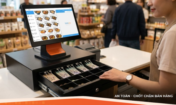 Ngăn kéo đựng tiền tự động bật: Chốt chặn an toàn cho thu ngân