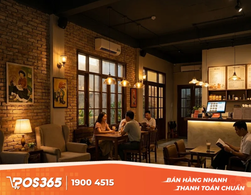 Nguyên tắc bố trí ánh sáng trong quán cafe tạo cảm giác ấm cúng, dễ chịu