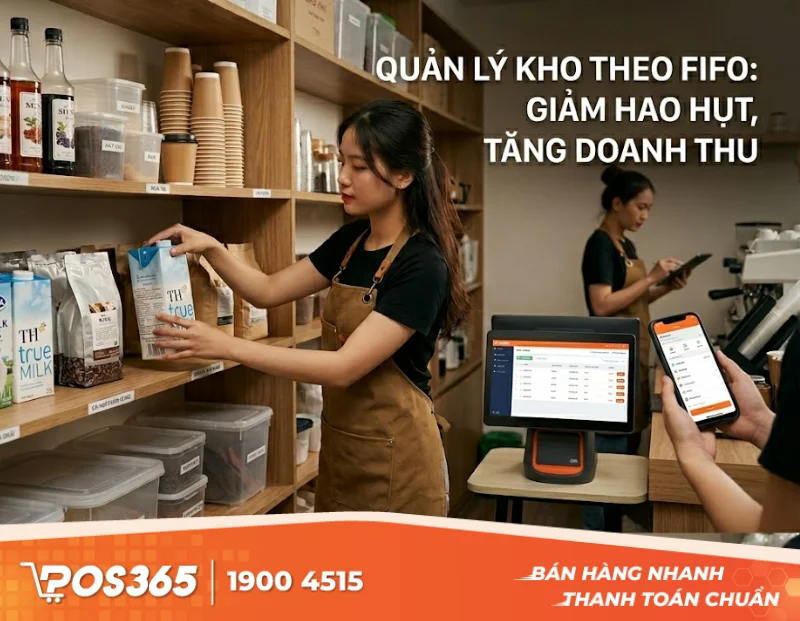 Quy tắc FIFO cho quán cafe: Mẹo sắp xếp kho nguyên liệu không lo đổ bỏ