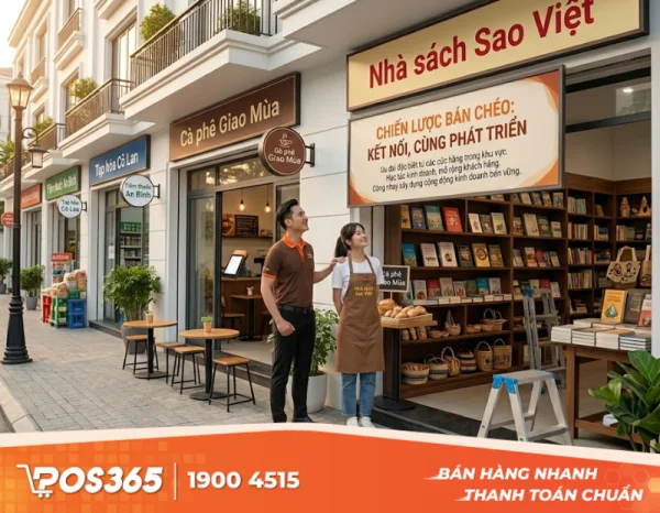 Chiến lược bán chéo (Cross-marketing) với các cửa hàng khác trong khu vực