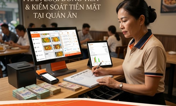 Phân loại dòng tiền và kiểm soát tiền mặt tại quán ăn, nhà hàng