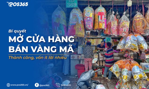 Bí quyết mở cửa hàng bán vàng mã thành công, vốn ít lời nhiều