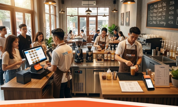 Thiết kế quầy pha chế thao tác một chiều: Giải pháp ra đồ nhanh, không lộn xộn