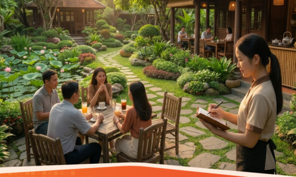 Đánh giá tiềm năng mô hình cafe sân vườn ở khu vực ngoại ô
