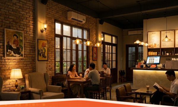 Nguyên tắc bố trí ánh sáng trong quán cafe tạo cảm giác ấm cúng, dễ chịu