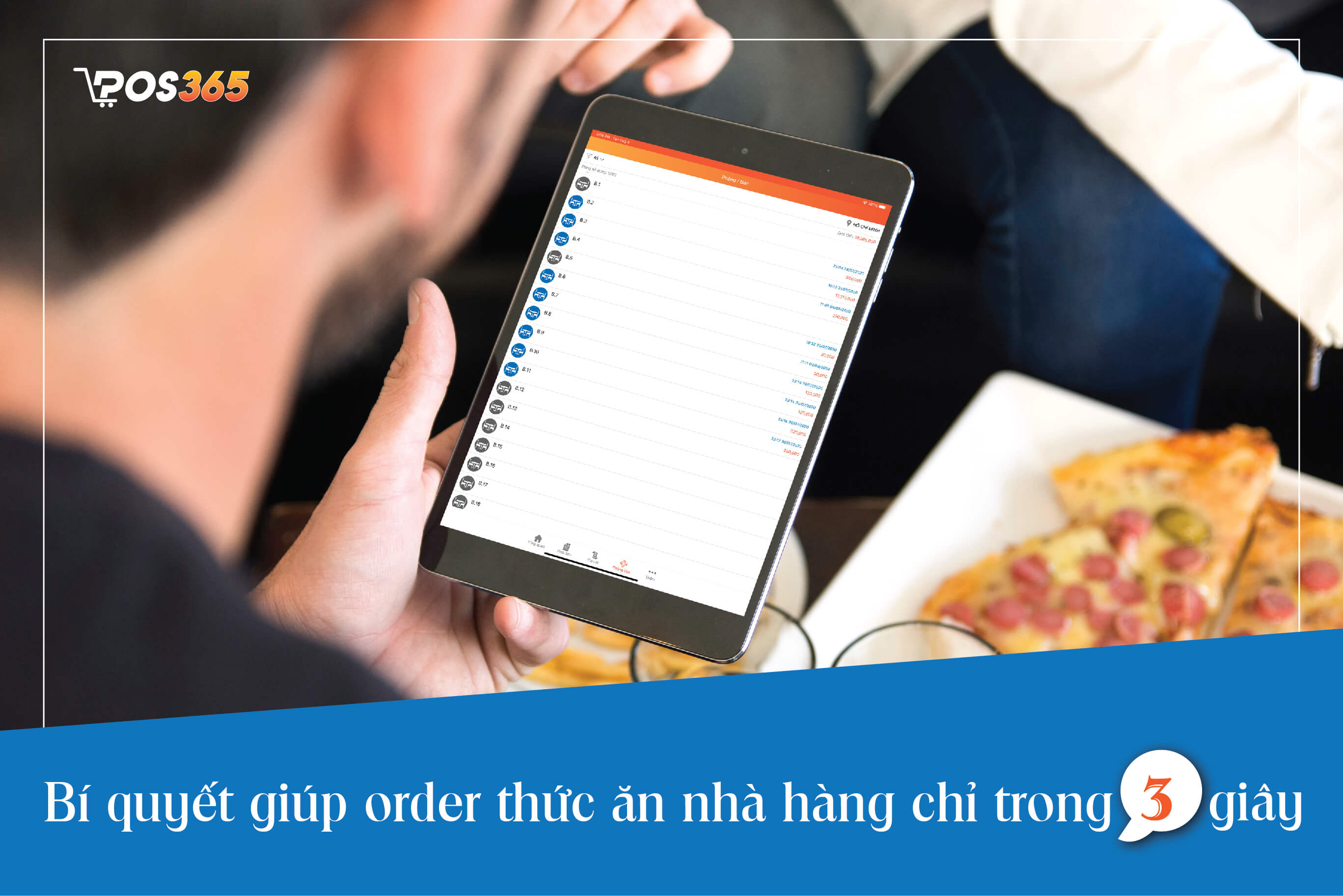 Bí quyết giúp order thức ăn nhà hàng chỉ trong 3 giây