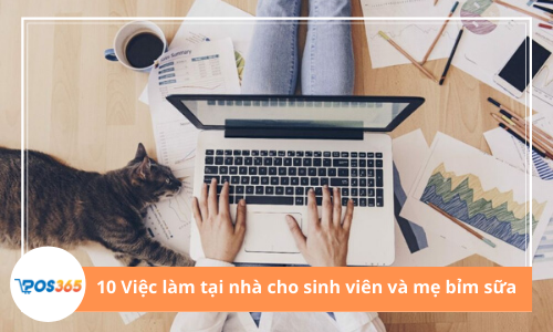 10 Việc làm thêm tại nhà cho sinh viên và mẹ bỉm sữa