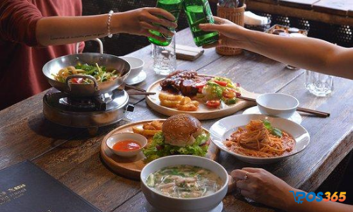 nhà hàng không gian xưa