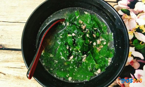 Canh rau ngót thịt xay