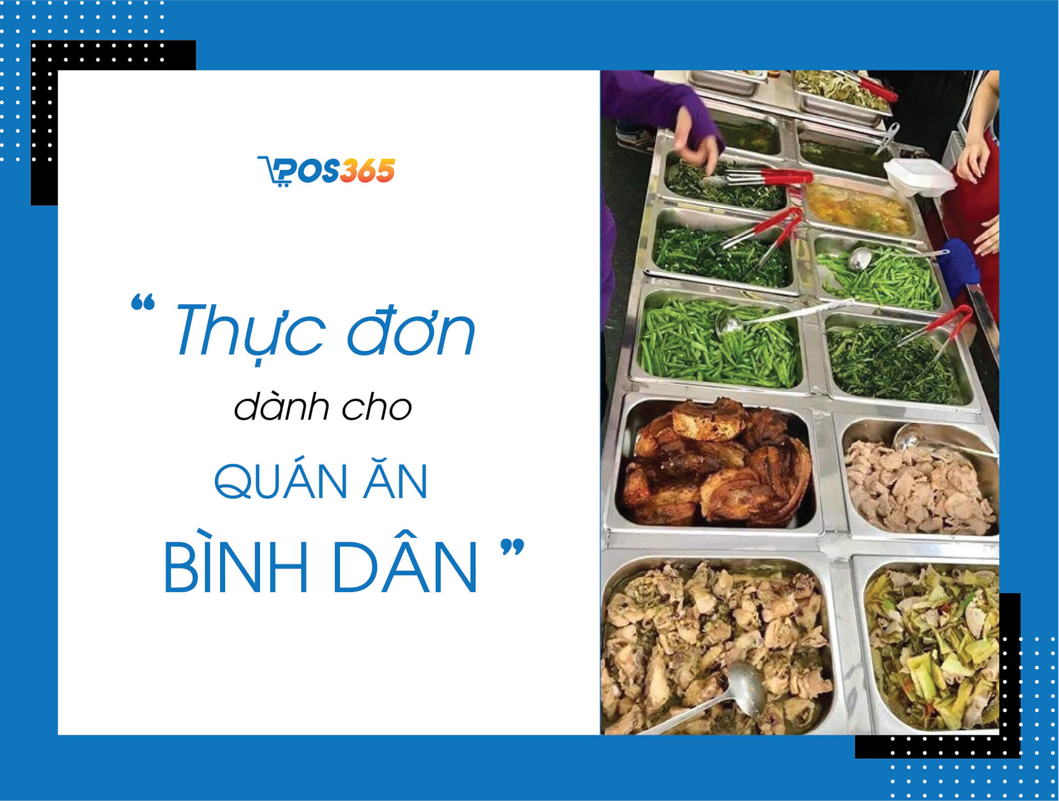 Thiết kế thực đơn cho quán ăn bình dân