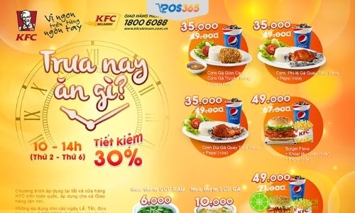 menu thức ăn nhanh