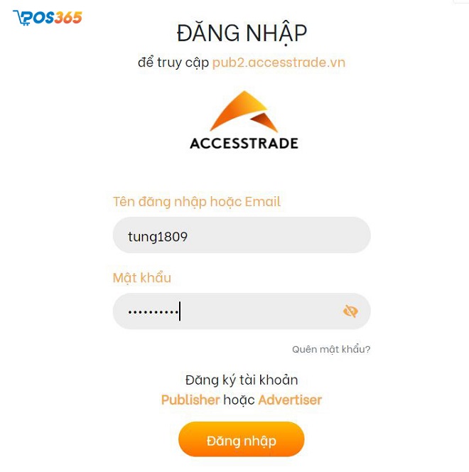 Cách đăng ký Accesstrade