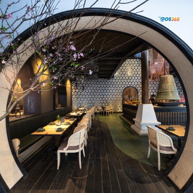 Mẫu thiết kế nhà hàng Nhật Bản hiện đại kết hợp cổ điển