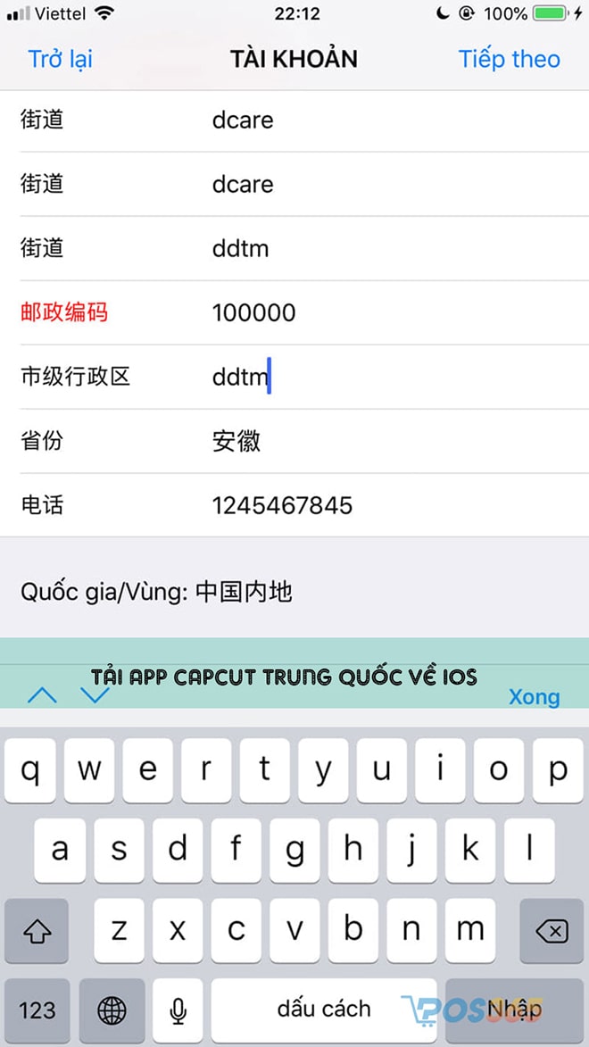 tải app capcut trung quốc