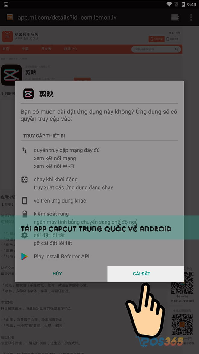 hướng dẫn tải capcut trung quốc trên android