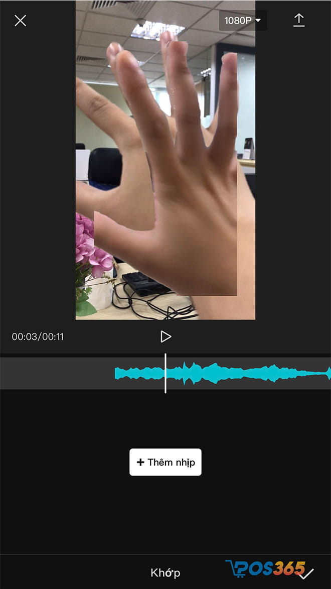 Cách edit video tiktok khớp nhạc