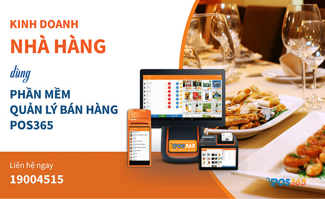 phần mềm quản lý quán ăn POS365