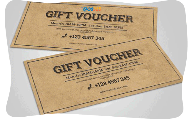 voucher bằng giấy