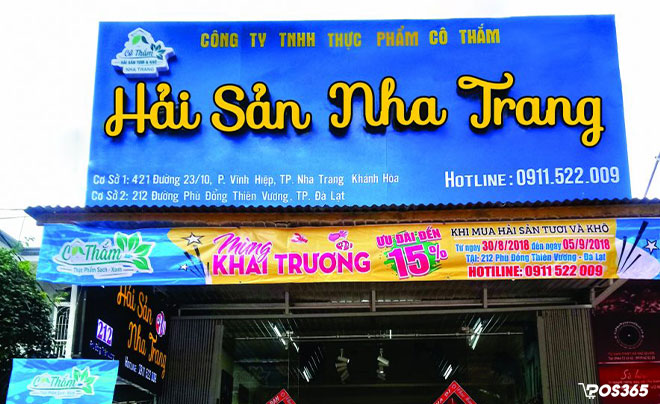 Đặt tên cho cửa hàng hải sản