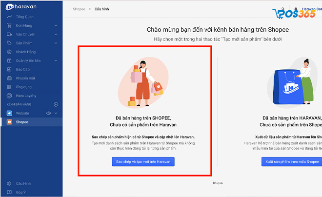 app quản lý bán hàng shopee haravan