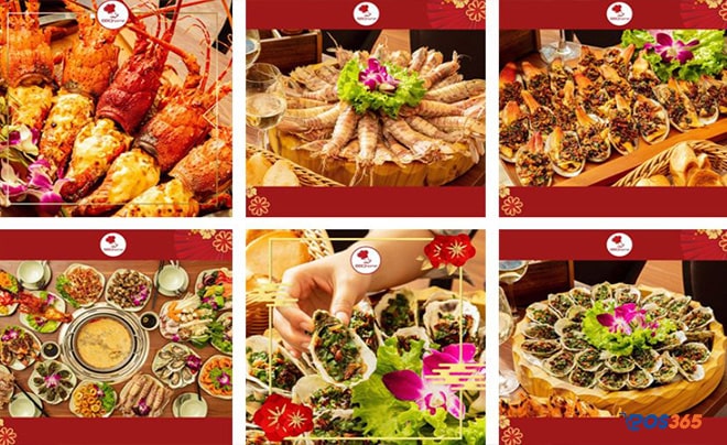 buffet hải sản tại hà nội