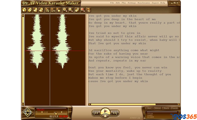 Phần mềm AV Video Karaoke Maker