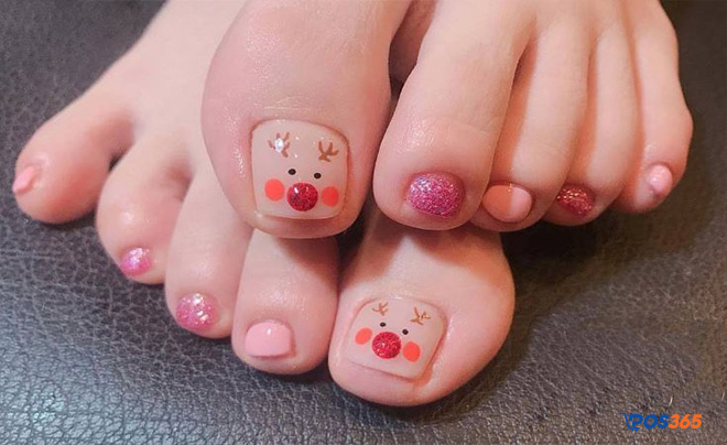 những mẫu nail noel