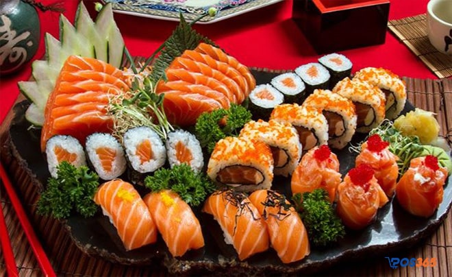 Món Sushi thể hiện tính cách đặc trưng của Nhân Mã