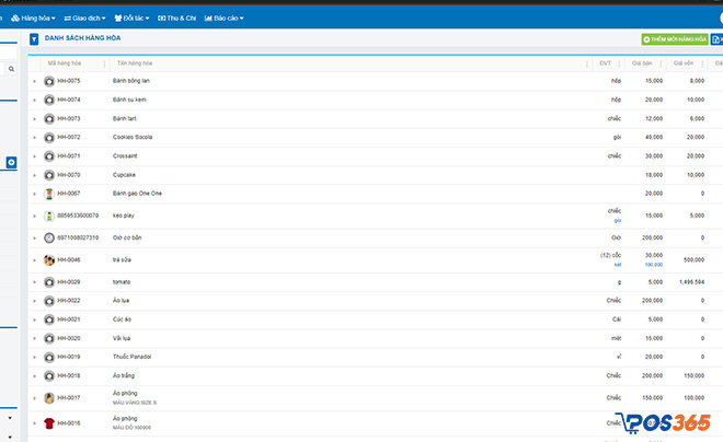 Phần mềm quản lý tồn kho POS365
