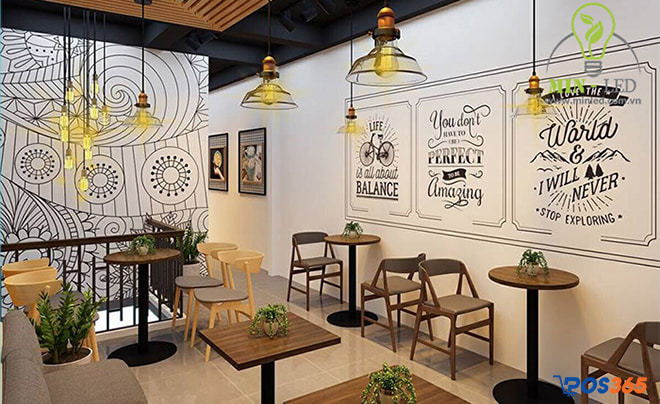 thiết kế mô hình quán cafe nhỏ đẹp