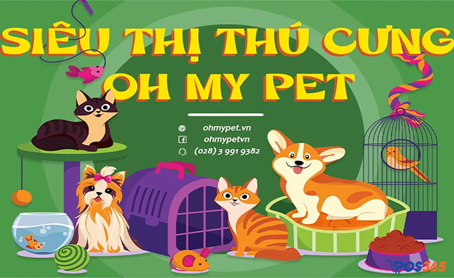 Cửa hàng thức ăn chó mèo Oh My Pet