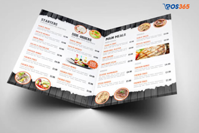 Menu quán trà sữa