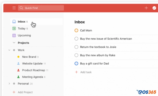 Phần mềm quản lý tiến độ công việc Todoist