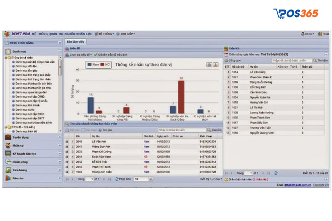 Phần mềm Dsoft HRM