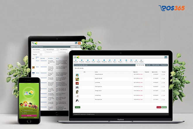 Phần mềm quản lý giáo dục trường mầm non KidShool