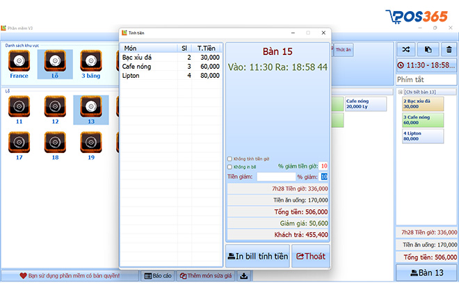 Phần mềm quản lý miễn phí Bida V3