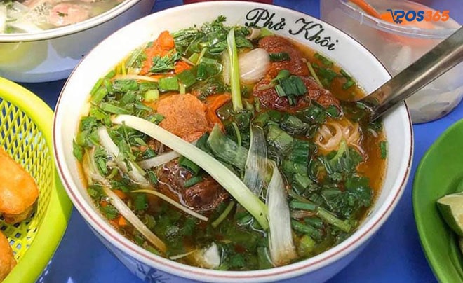 phở bò khôi hói