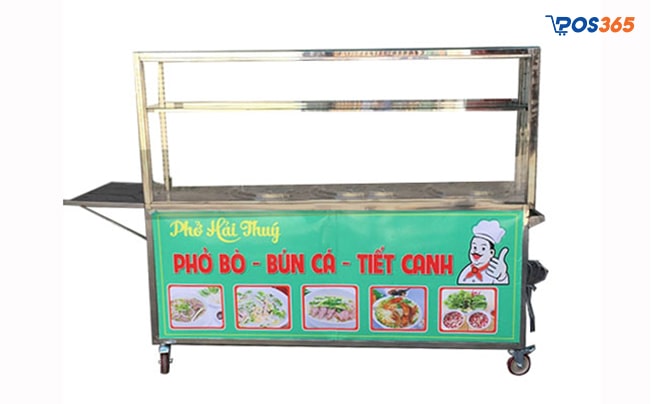 mẫu quầy bán phở 1m