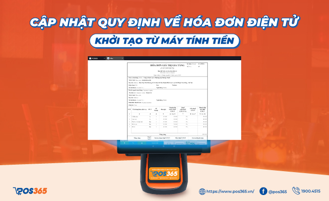 Cập nhật quy định về hoá đơn điện tử khởi tạo từ máy tính tiền