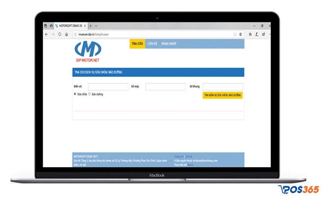 Phần mềm quản lý bán hàng xe máy Motosoft