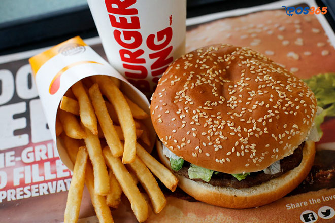 Burger King là chuỗi nhà hàng thức ăn nhanh lớn nhất trên thế giới