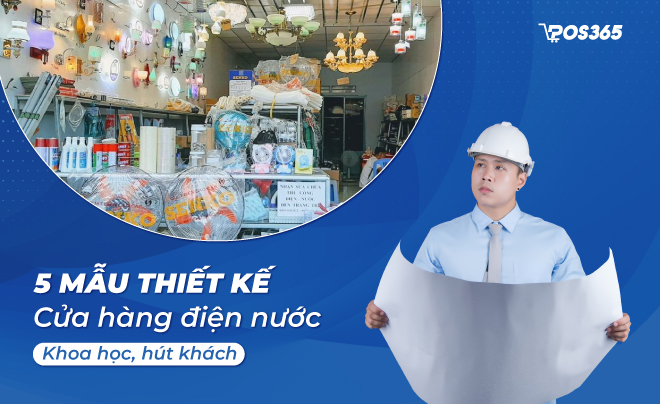 mẫu thiết kế cửa hàng điện nước