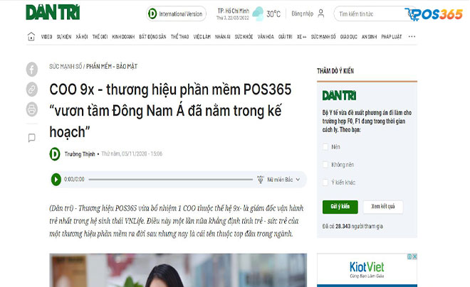&ldquo;Thương hiệu phần mềm POS365 vươn tầm Đ&ocirc;ng Nam &Aacute;&rdquo; đ&atilde; nằm trong kế hoạch