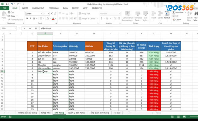 Ưu điểm phần mềm quản lý bán hàng bằng Excel