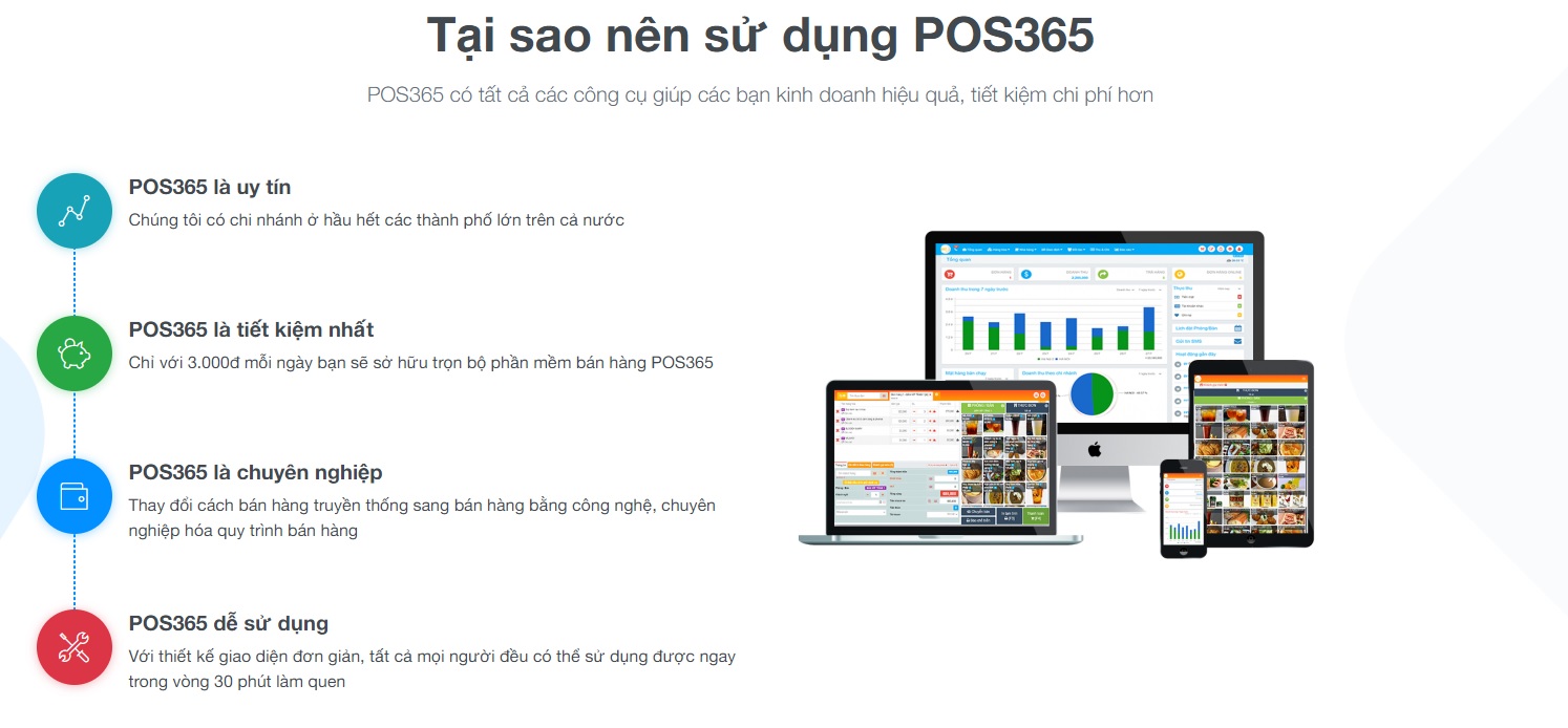 Lý do tại sao nên sử dụng phần mềm POS365