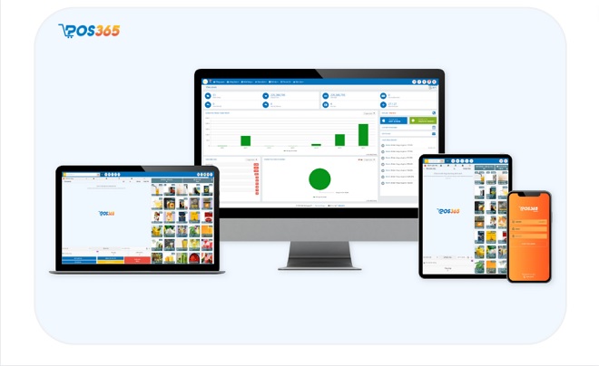 Điện toán đám mây của POS365 giúp bạn có thể tích hợp dữ liệu nhiều thiết bị
