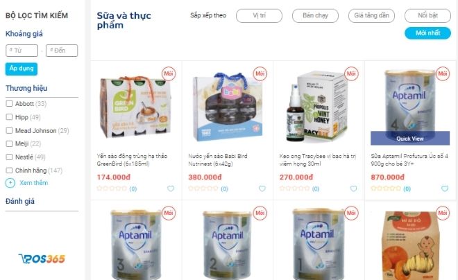 website b&aacute;n h&agrave;ng online