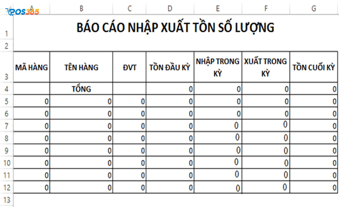 Lập file excel quản lý bán hàng chính xác đơn giản  pos365