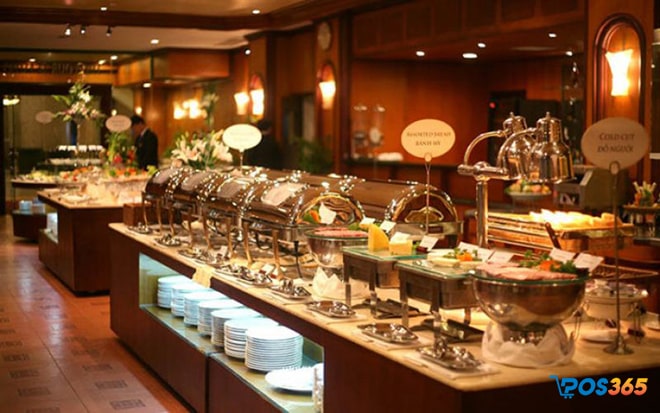 mô hình nhà hàng buffet